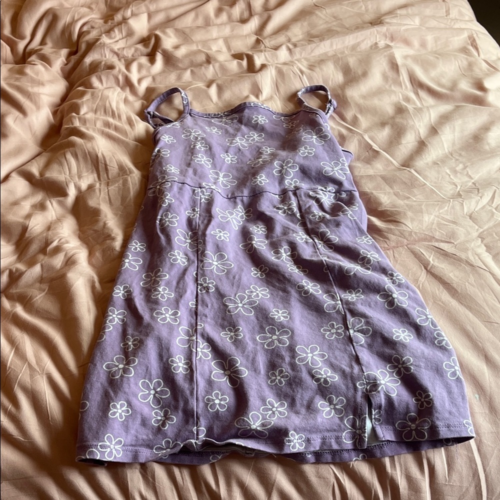 Art Class Lavender Floral Dress